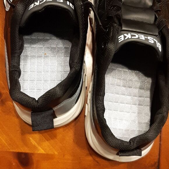 BLS-ECKE AIR" Black and Gray Sneakers - Picture 9 of 10